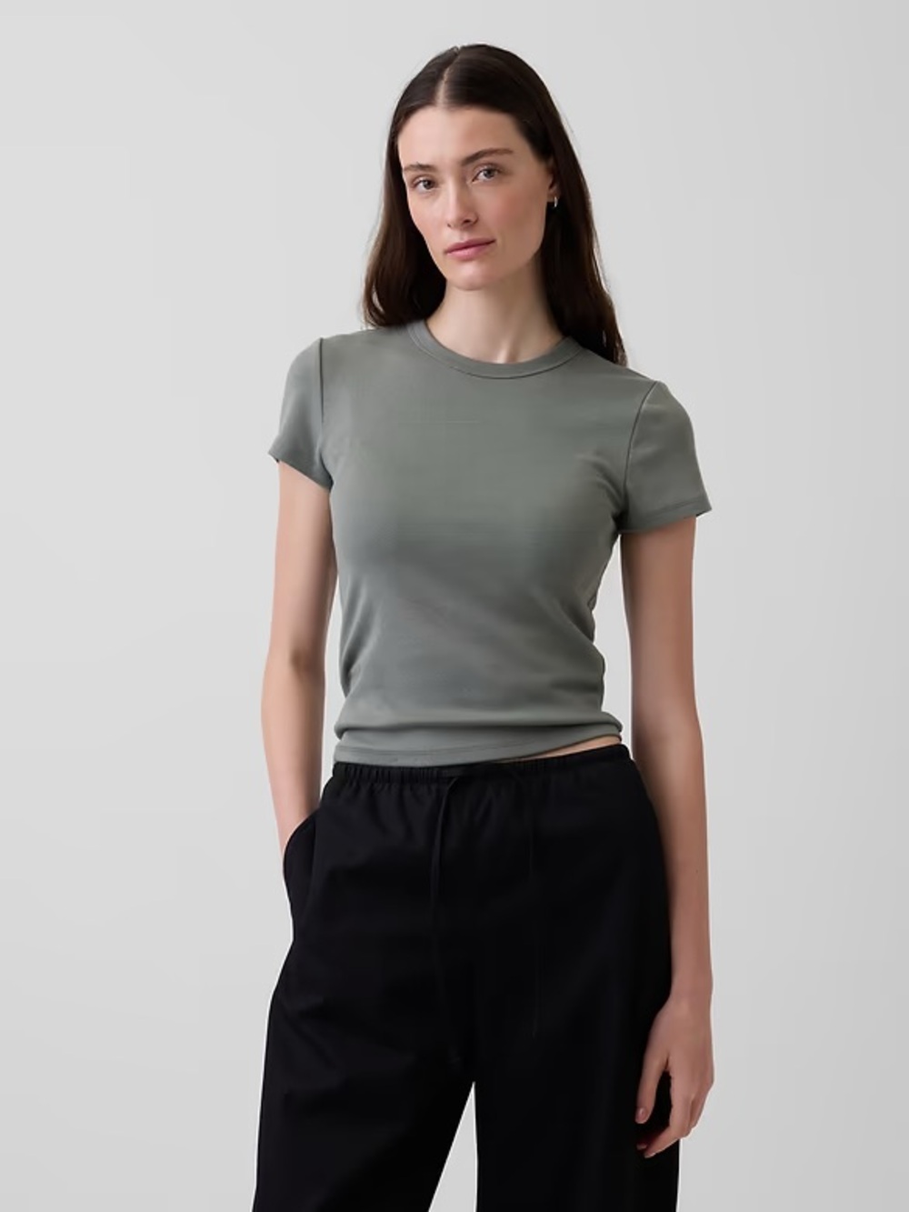 Gap Modern T in Sage Green